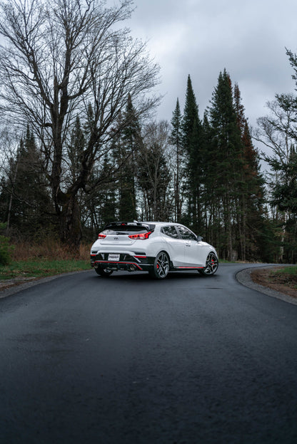 MBRP 2019+ Hyundai Veloster N 2.0L Turbo 3in Cat Back - Aço Aluminizado - Ponta T304