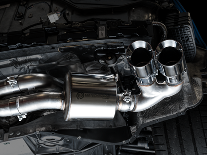 Escape AWE Tuning 2020 Chevrolet Corvette (C8) Touring Edition - Quad Chrome Silver Tips