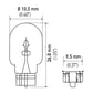Hella Bulb 168 12V 5W 3Cp W21X95D T325 (2)