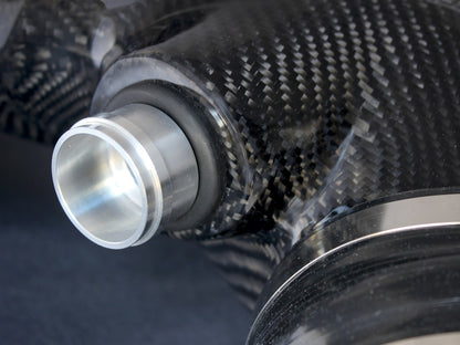 Sistema de admissão de ar de fibra de carbono aFe MagnumFORCE Stage-2 Pro DRY S 08-13 BMW M3 (E9X) V8 4.0L