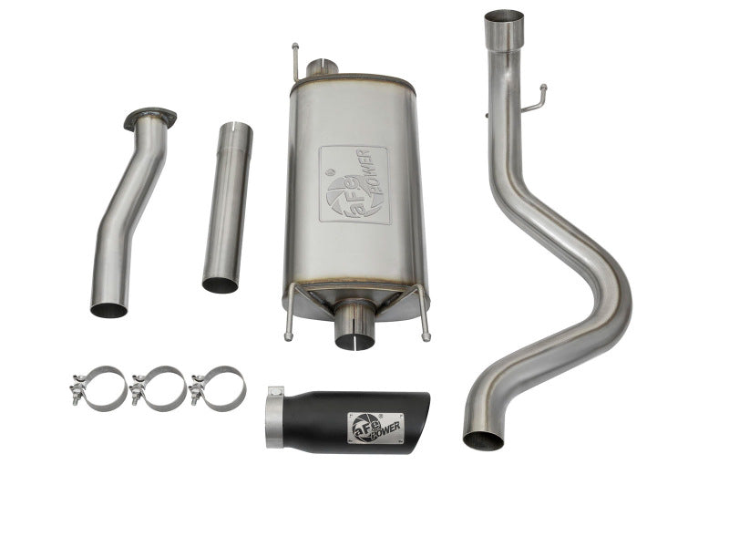 aFe MACHForce XP Cat-Back SS com pontas pretas 16 Toyota Tacoma V6-3.5L