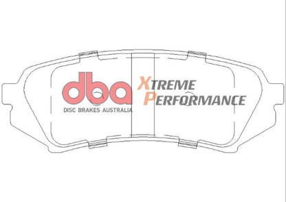 Pastilhas de freio traseiro DBA 00-07 Toyota Land Cruiser XP650