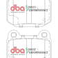 DBA 03-06 EVO / 04-09 STi / 03-07 350Z Track Edition/G35 w/ Brembo SP500 Rear Brake Pads