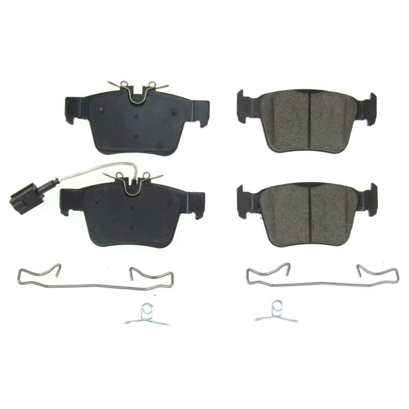 Power Stop 17-18 Alfa Romeo Giulia Traseiro Z17 Evolution Pastilhas de freio de cerâmica com ferragens