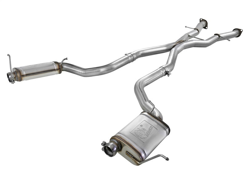 escape aFe MACHForce XP Cat-Back inoxidável sem pontas 12-15 Jeep Grand Cherokee SRT/SRT-8 V8 Hemi 6.4L