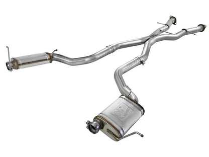 escape aFe MACHForce XP Cat-Back inoxidável sem pontas 12-15 Jeep Grand Cherokee SRT/SRT-8 V8 Hemi 6.4L
