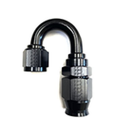Fragola -8AN Race-Rite Extremo de manguera de PTFE reutilizable 180 grados