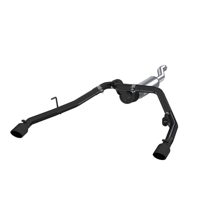 MBRP 2020 Jeep Gladiator 3.6L 2.5in Salida trasera doble Cat Back Escape con revestimiento negro