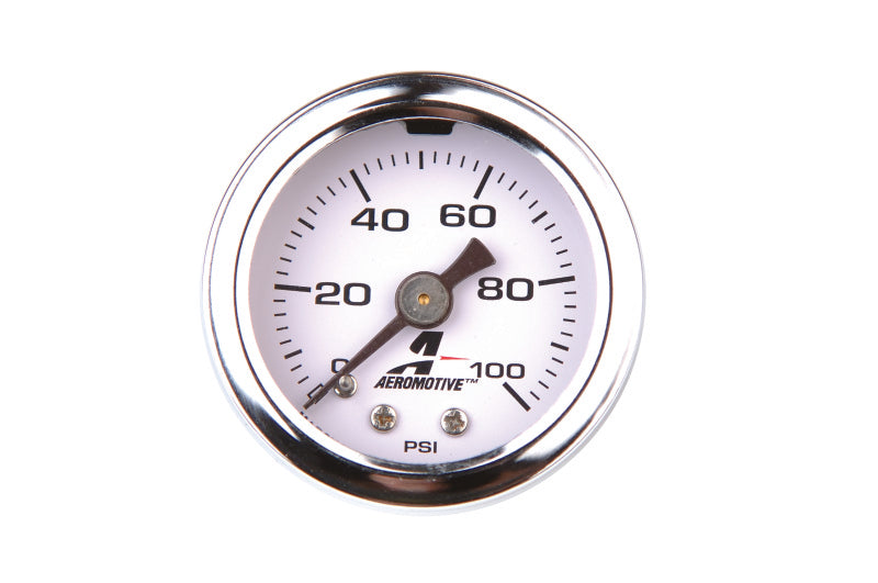 Medidor de pressão de combustível Aeromotive 0-100 PSI