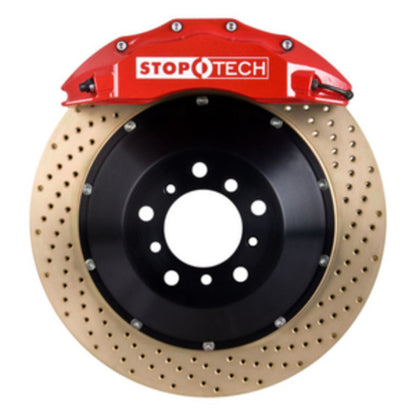 StopTech BBK 07-09 BMW 335i/335d Front 355x32 Drilled 2pc Rotors ST-60 Red Calipers