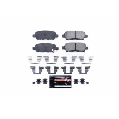 Pastilhas de freio esportivas Power Stop 2013 Infiniti EX37 traseiro Z23 Evolution com hardware