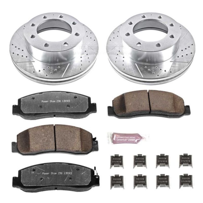 Power Stop 09-11 Ford F-250 Super Duty Front Z36 Kit de freno de camión y remolque