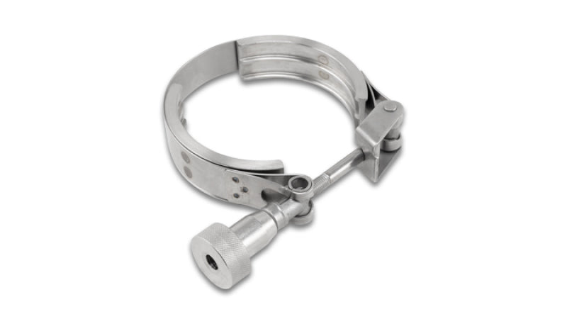 Herramienta de alineación de abrazadera vibrante para férulas de soldadura HD con tubería de 2,50 pulg. de diámetro exterior - Acero inoxidable
