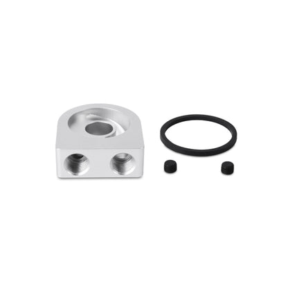 Placa de sándwich de aceite Mishimoto Silver M20