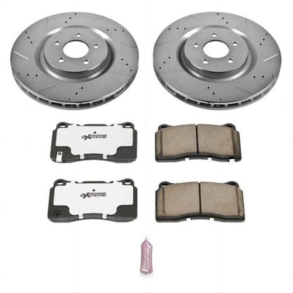 Power Stop 07-14 Ford Mustang Delantero Z26 Street Warrior Kit de Freno
