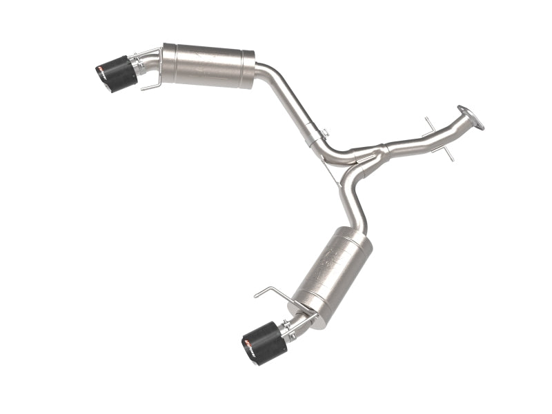 aFe POWER Takeda 06-13 Lexus IS250/IS350 SS Escape con eje trasero con puntas de carbono