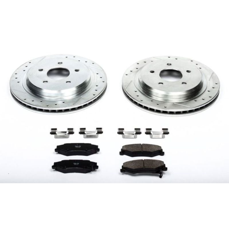 Power Stop 04-09 Cadillac XLR trasero Z23 Evolution Sport Kit de freno