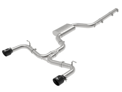 aFe MACHForce XP 3in-2.5in SS escape Cat-Back 18-19 Volkswagen GTI (MK7.5) L4-2.0L (t) - Preto