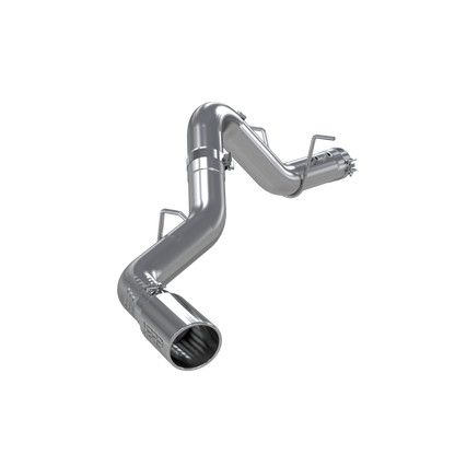 MBRP 2020+ GMC/Chevy 2500/3500 6.6L Duramax 4in Mand Bent Tubing AL-Ser Cat Back Single Side - Alumbre