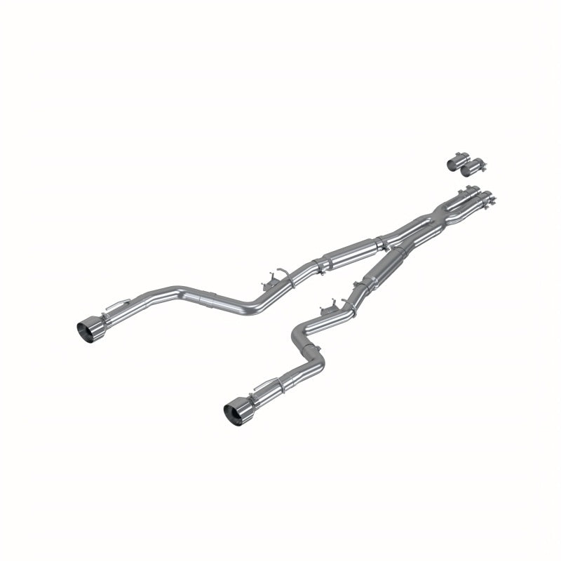 MBRP 17-21 Cargador 5.7L 3in Salida trasera doble Escape Catback aluminizado