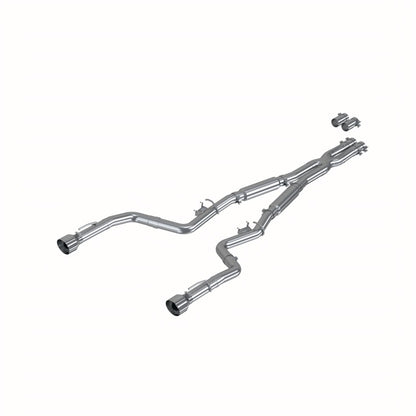 MBRP 17-21 Cargador 5.7L 3in Salida trasera doble Escape Catback aluminizado