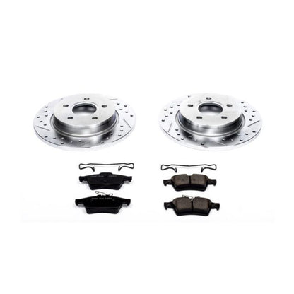 Power Stop 12-18 Ford Focus Trasero Z23 Evolution Sport Kit de Frenos