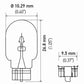 Hella Bulb 2821 12V 3W W2.1x9.5d T3.25 E1 SB
