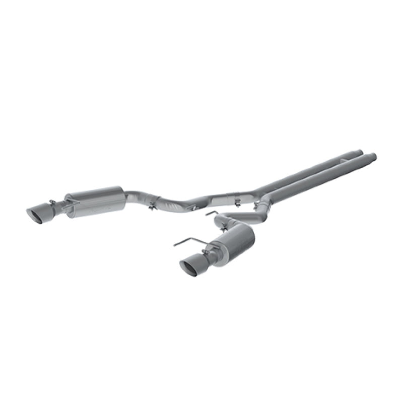 MBRP 15 Ford Mustang GT 5.0 Convertible T409 3in Cat Back Dual Split Salida trasera (versión de calle)