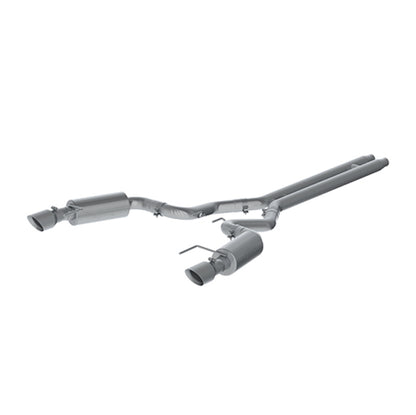 MBRP 15 Ford Mustang GT 5.0 Convertible T409 3in Cat Back Dual Split Salida trasera (versión de calle)