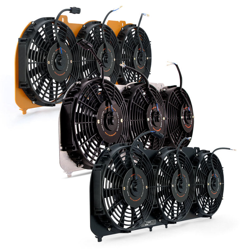 Mishimoto 89-01 Jeep Cherokee XJ 4.0L Performance Ventilador de aluminio con controlador