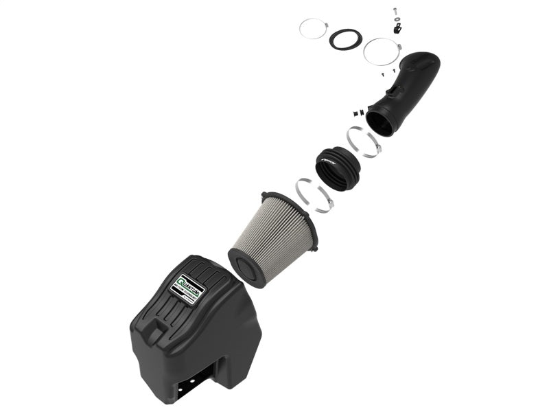 aFe Quantum Pro DRY S Sistema de admissão de ar frio 11-16 Ford Powerstroke V8-6.7L - Seco