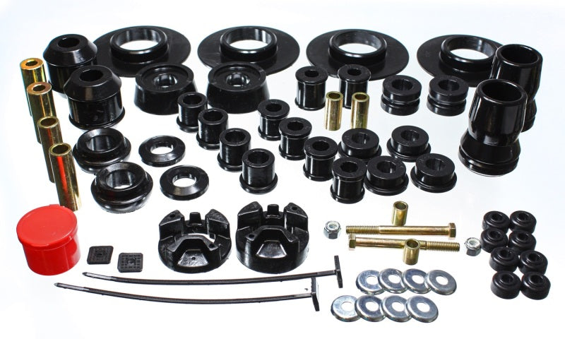 Energy Suspension 01-05 Chrysler PT Cruiser FWD Juego de bujes maestros Hyper-Flex negros
