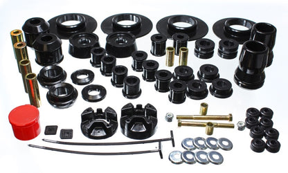 Energy Suspension 01-05 Chrysler PT Cruiser FWD Juego de bujes maestros Hyper-Flex negros