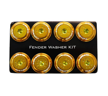 NRG - FENDER WASHER KIT; RIVETS FOR PLASTIC; COLOR MATCHED; SET OF 8