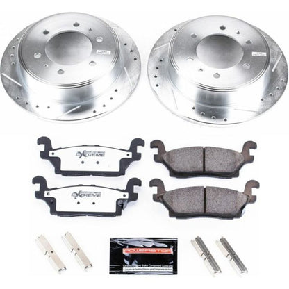 Power Stop 06-10 Hummer H3 trasero Z36 camión y kit de freno de remolque