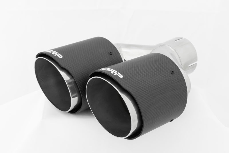 MBRP Fibra de Carbono Universal Punta Doble 4in OD/2.5in Entrada