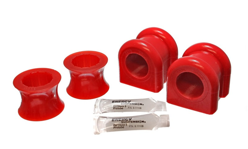 Energy Suspension 00-04 Dodge Dakota 4WD / 00-04 Durango 4WD Rojo 35 mm Juego de bujes de barra estabilizadora delantera