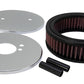 K&N Custom Round Racing Assembly Red 4.5in ID / 5.875in OD / 1.75in Height