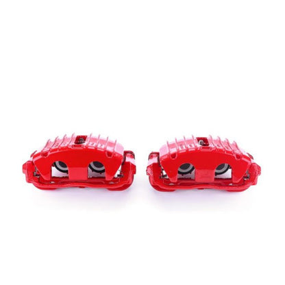 Power Stop 97-04 Chevrolet Corvette Front Red Calipers w/Brackets - Pair