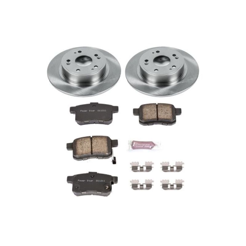 Power Stop 09-10 Acura TSX Juego de frenos traseros especiales para automóviles