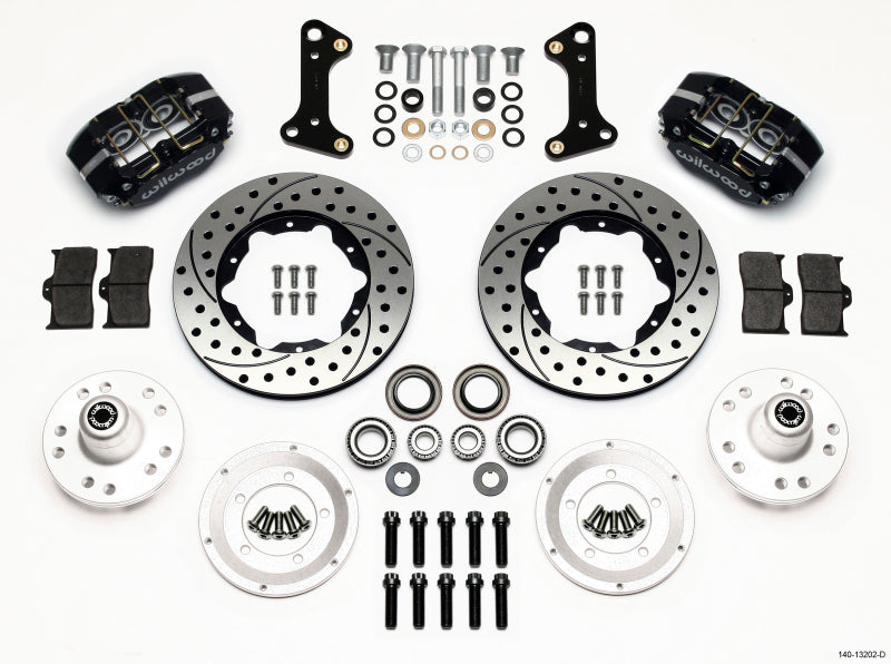 Kit delantero de guardapolvo Wilwood Dynapro 11.00in perforado 67-69 Camaro 64-72 Nova Chevelle