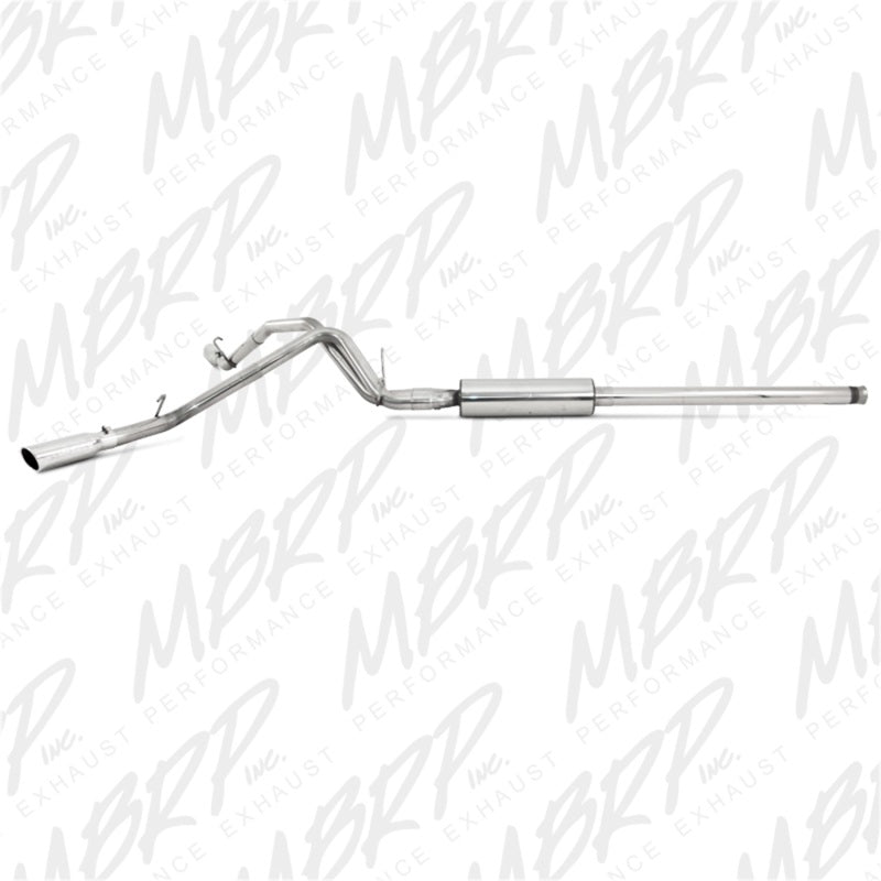 MBRP 2009 Chev/GMC 1500 4.8/5.3L EC/CC (excluindo 8 camas) Cat Back Dual Split Side