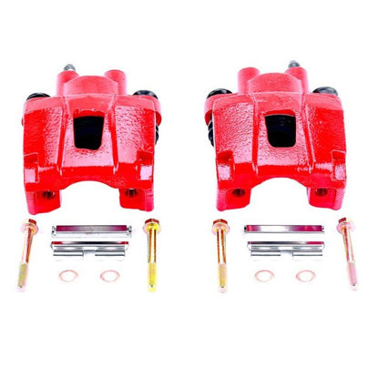Power Stop 02-10 Ford Explorer Pinzas traseras rojas sin soportes - Par