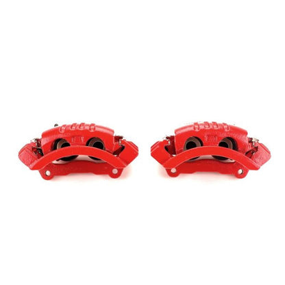 Power Stop 06-08 Dodge Ram 1500 Pinzas traseras rojas con soportes - Par