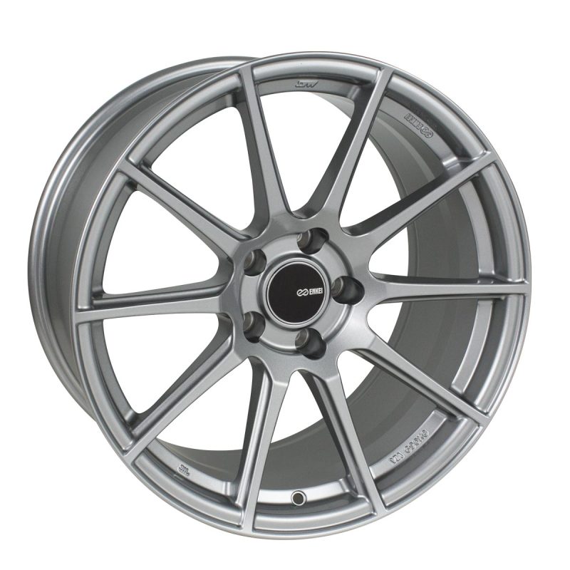 Roda Enkei TS10 18x8 5x112 45mm Offset 72,6mm furo cinza