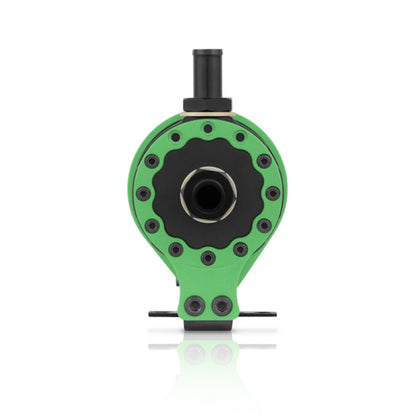 Mishimoto Recipiente de captura de aceite con deflector universal - Verde