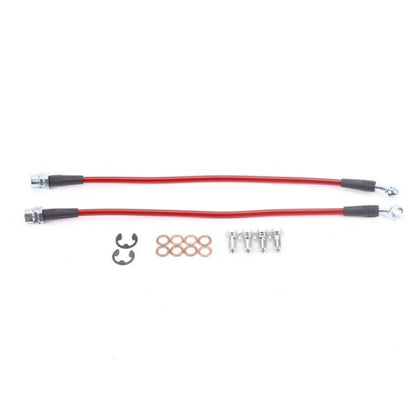 Power Stop 99-04 Ford Mustang Kit de manguera de freno trenzada delantera SS