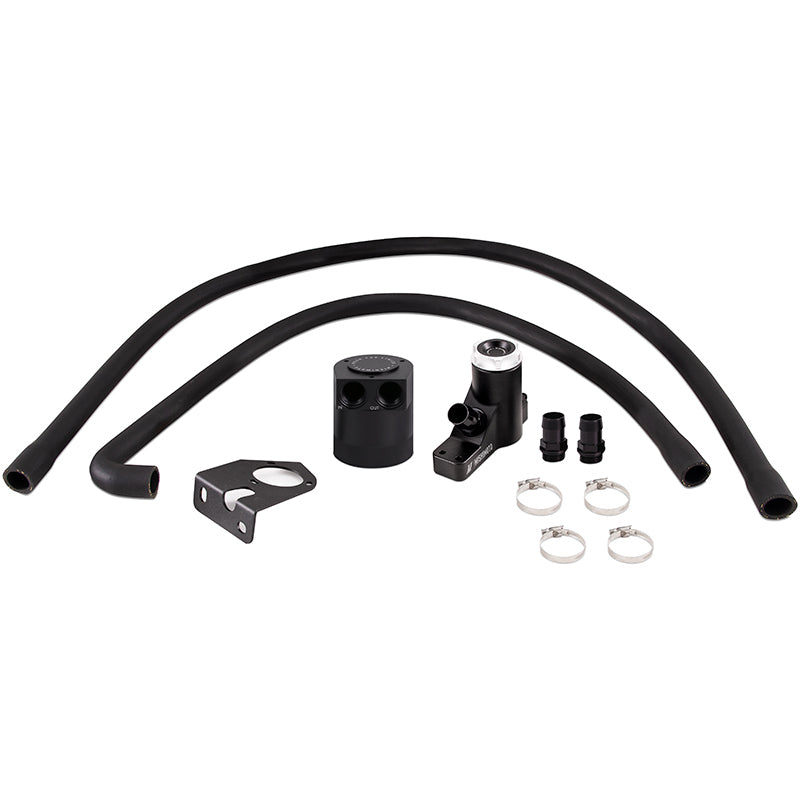 Mishimoto 2008-2010 Powerstroke Kit de lata de captura de aceite con deflectores