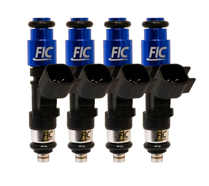 Fuel Injector Clinic - 775cc FIC Fuel Injector Clinic Conjunto de injetores para VW / Audi (4 cilindros, 64mm) (High-Z) (IS165-0775H)