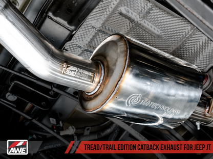 AWE Tuning 20-21 Jeep Gladiator JT 3.6L Trail Edition Escape Cat-Back